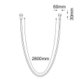Lampa wisząca podtynkowa Hebi 286cm 3000K LED 28W 3020 Shilo