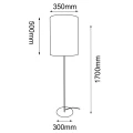 Lampa podłogowa Lamego F Wąska - Czarna (1700 mm) 2021 (Shilo) Antigo