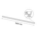 Oprawa wpuszczana podłużna HIATE LINE 1839 biała 4000K 180cm SHILO