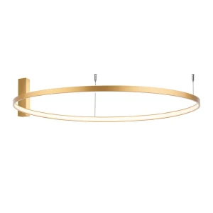 Plafon AGARI 117cm 1355 złoty barwa neutralna 4000K SHILO