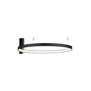 Plafon AGARI 87cm 1342 czarny barwa neutralna 4000K SHILO