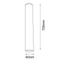 Plafon Yabu 70 - Biały (700 mm) 1092 (Shilo) Antigo