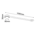 Lampa modułowa Drop Line 1 - Czarna (1000 mm) 1012 (Brosline) Antigo