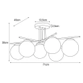 Lampa sufitowa K-6044 z serii RAYA K-6044 Kaja Lighting