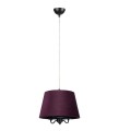 Lampa wisząca JAMIE 3L Czarny/Fioletowy 107532 Markslojd