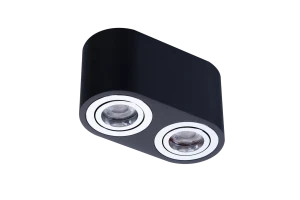 Tuba, lampa natynkowa BRANT 2 Czarny/Chrom AZ2930 AZzardo
