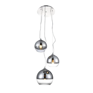 Lampa wisząca Srebrny BALL 3 AZ4750 AZzardo