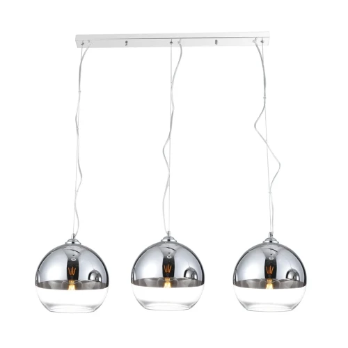 Lampa wisząca Srebrny BALL 3 LINE AZ4751 AZzardo