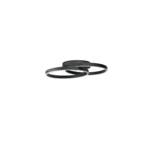 Plafon HALO TOP 65+45 Czarny AZ6215 AZzardo