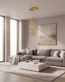 Lampa wisząca FLOW 13 PENDANT 3-STEP DIMM 3000K Złoty AZ6816 AZzardo