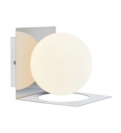 Kinkiet ZENIT 1L IP44 Chrom/Biały 107488 Markslojd