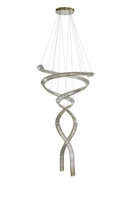 Lampa wisząca SPARK SPIRAL XXL CCT SWITCH DIMM Złoty AZ6898 AZzardo