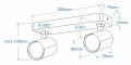 Lampa natynkowa EXO 2 Beżowy AZ7112 AZzardo