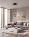 Lampa wisząca FLOW 13 PENDANT 3-STEP DIMM 4000K Czarny AZ7226 AZzardo