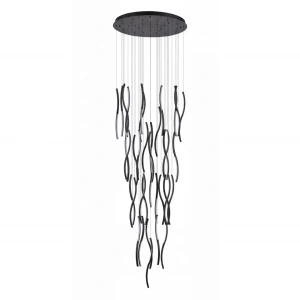 Lampa wisząca FLOW 41 PENDANT 3-STEP DIMM 4000K Czarny AZ7227 AZzardo
