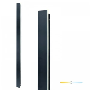 Kinkiet zewnętrzny ogrodowy podłużny LED MIRANA 25W 120cm 4000K IP44 czarny Kobi
