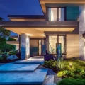 Kinkiet zewnętrzny ogrodowy podłużny LED MIRANA 25W 120cm 4000K IP44 czarny Kobi