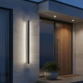 Kinkiet zewnętrzny ogrodowy podłużny LED MIRANA 25W 120cm 4000K IP44 czarny Kobi
