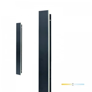 Kinkiet zewnętrzny ogrodowy podłużny LED MIRANA 12W 60cm 4000K IP44 czarny Kobi