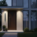 Kinkiet zewnętrzny ogrodowy podłużny LED MIRANA 12W 60cm 4000K IP44 czarny Kobi