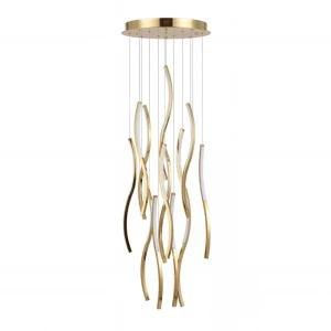 Lampa wisząca FLOW 13 PENDANT 3-STEP DIMM 3000K Złoty AZ6816 AZzardo