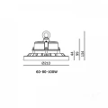 Oprawa przemysłowa High Bay LED RIO PRO 60-80-100W 3CCT IP66 Kobi Pro