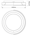 Plafon ARUBA LED 3000K C0286 Maxlight