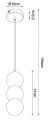 Lampa wisząca ALICE G9  P0664 Maxlight