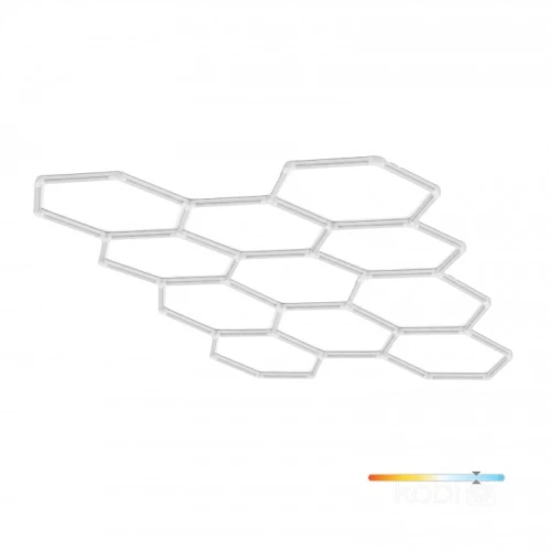  Oprawa sufitowa LED HEXLINE 300x516cm 6500K Kobi - zestaw