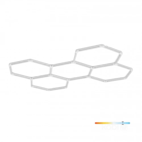  Oprawa sufitowa LED HEXLINE 208x300cm 6500K Kobi - zestaw