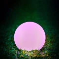 Lampa solarna ogrodowa KULA 30cm RGB 3000K pilot IP65 311351 Goldlux