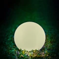 Lampa solarna ogrodowa KULA 40cm RGB 3000K pilot IP65 311368 Goldlux