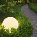 Lampa solarna ogrodowa KULA 40cm RGB 3000K pilot IP65 311368 Goldlux