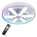 Plafon LED 48cm RGB z wentylatorem sterowanie pilotem 48W+15W 343222 Goldlux