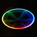 Plafon LED 48cm RGB z wentylatorem sterowanie pilotem 48W+15W 343222 Goldlux