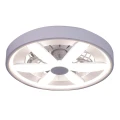 Plafon LED 48cm RGB z wentylatorem sterowanie pilotem 48W+15W 343222 Goldlux