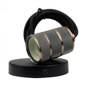 Oprawa sufitowa wisząca 2m E27 Czerwona miedź SZ61102 Eco Light