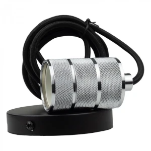 Oprawa sufitowa wisząca 2m E27 Chrom SZ61104 Eco Light