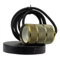 Oprawa sufitowa wisząca 2m E27 Żółta miedź SZ61105 Eco Light