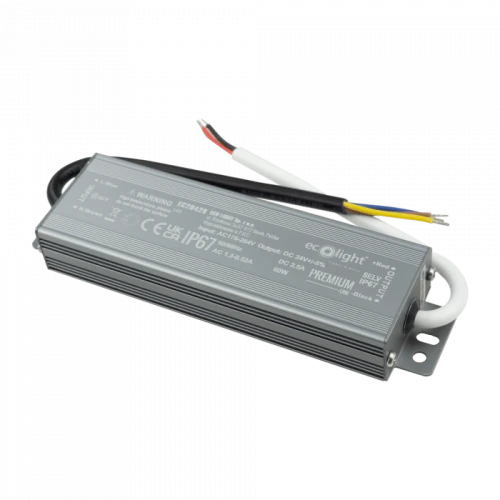 Zasilacz hermetyczny PREMIUM 60W 24V EC20429 Eco Light