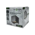 Oprawa elewacyjna OE-10 7W 360lm IP65 ANTRACYT EC20110 Eco Light