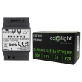 Zasilacz na szynę DIN PREMIUM 12V 60W EC61032 Eco Light