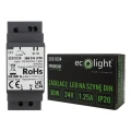 Zasilacz na szynę DIN PREMIUM 24V 30W EC61034 Eco Light