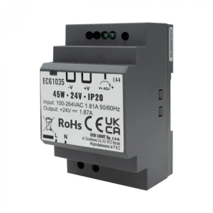 Zasilacz na szynę DIN PREMIUM 24V 45W EC61035 Eco Light