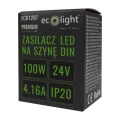 Zasilacz na szynę DIN PREMIUM 24V 100W EC61287 Eco Light