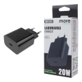 Ładowarka sieciowa 20W USB-C czarna ME61643 Eco Light