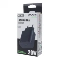 Ładowarka sieciowa 20W USB-C czarna ME61643 Eco Light