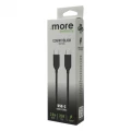 Kabel USB-C czarny 2m ME61660 Eco Light