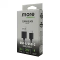 Kabel USB-A/USB-C czarny 1m ME61662 Eco Light