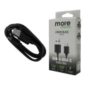 Kabel USB-A/USB-C czarny 1m ME61662 Eco Light